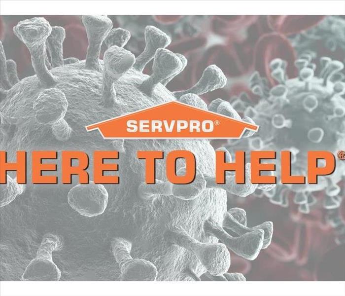 SERVPRO Here to Help Sign